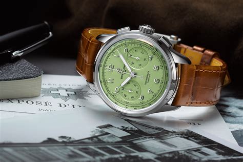 best green dial watches|green dial chronograph.